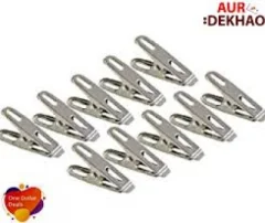 Steel Cloth Pegs 12PCS
