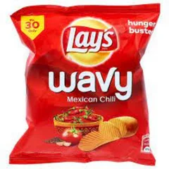 Lays Wavy Mexican Chili 34gm Rs40