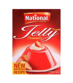 National Strawberry Crystal Jelly 80G