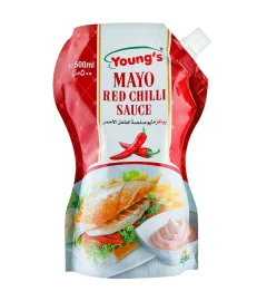 Youngs Mayo Red Chilli Sauce 500ML