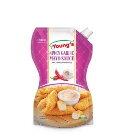 Youngs Spicy Garlic Mayo Sauce 500ML