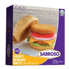 Sabroso Crispy Burgar Patty 1000G Ep