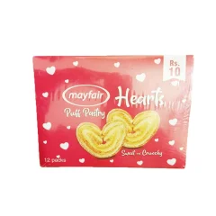Mayfair Hearts Puff Pastry Rs 20