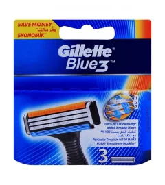 Gillette Blue 3 Card 3PC