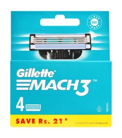 Gillette Match 3 Card 4PC