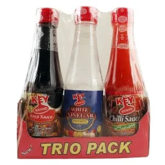 Key Brand Chinese Sauce Trio Pak 120ML