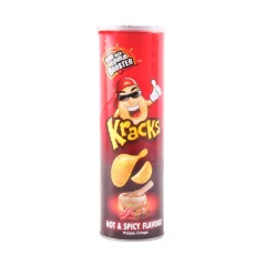 Kracks Hot & Spicy Flavour Chips 110G