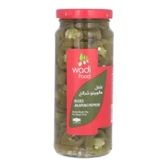 Wadi Food Sliced Jalapeno Peppers 340G