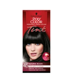 Poly Hair Color Natural Black 45