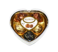 5 Hearts Chocolate Fare Rose