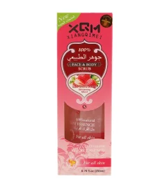 Xqm Face & Body Scrub Strawberry 200ML