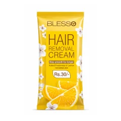 BLESSO HAIR REMOVEL LEMON SACHET RS=30