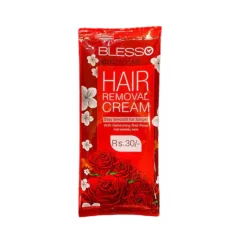 BLESSO HAIR REMOVEL ROSE SACHET RS=30
