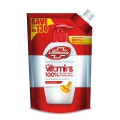 LIFEBUOY TOTAL PROTECT HAND WASH POUCH 400ML